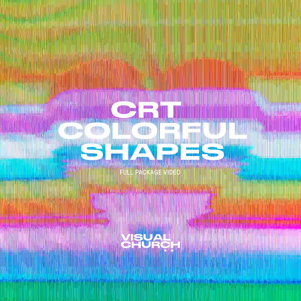 CRT COLORFUL SHAPES