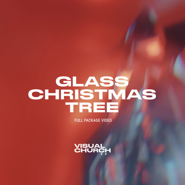 GLASS CHRISTMAS TREE